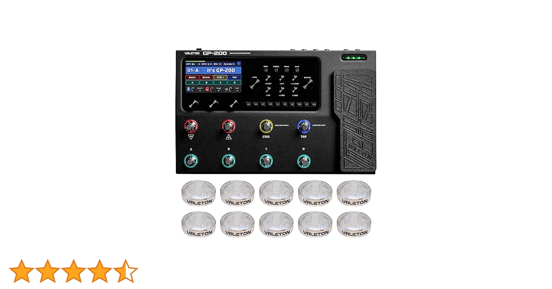 Valeton GP-200LT マルチエフェクトプロセッサー GP-200LT – Valeton